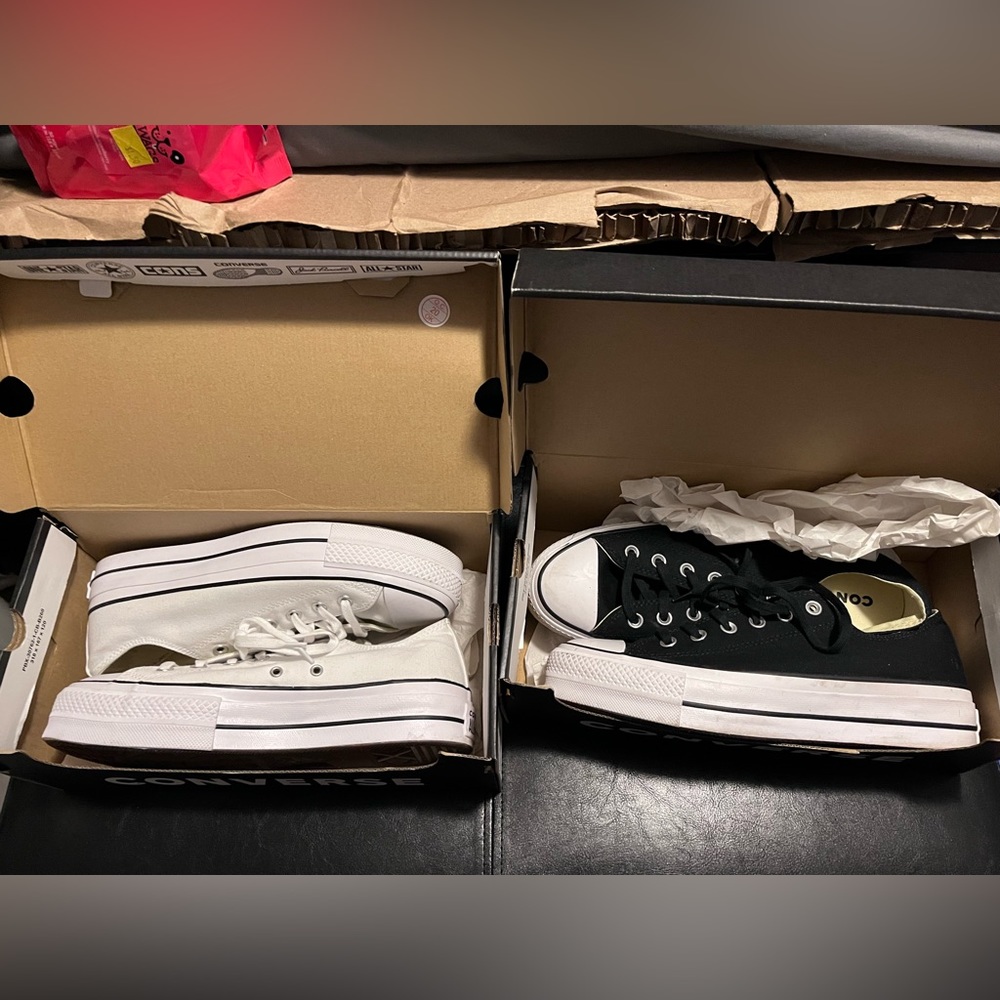 Platform converse, low top